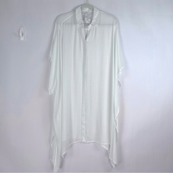 2/$30 Nordstrom brand off white swim coverup NWT one size fits most all - Picture 1 of 6